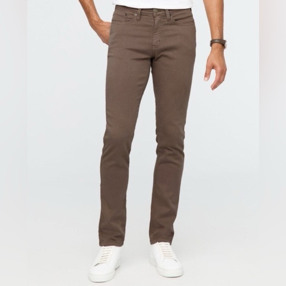 DUER No Sweat Slim Fit Pants Brown